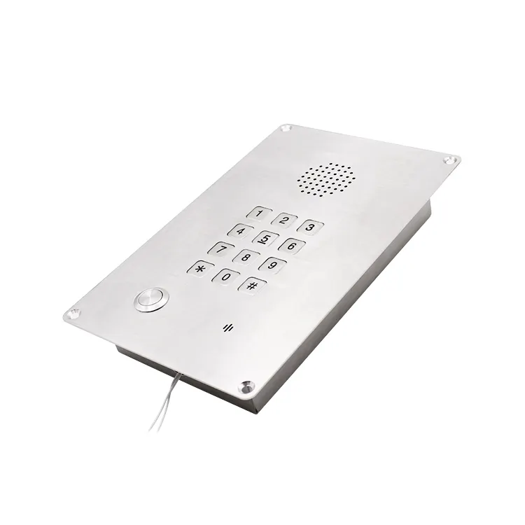 Weatherproof Clean Room phone for hospital, lab, pharmaceutical company, Industrial Intercom