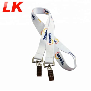 Tùy Chỉnh Dệt Cổ Màu Trắng In Chuỗi Văn Phòng Công Ty ID Chủ Thẻ Dây Buộc Với Thẻ - Product Image 5