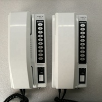 Bcomtech 2.4GHz sans fil Audio interphone biométrique contrôle d'accès bureau à domicile utiliser boîtier en plastique intégré Rechargeable Lithium