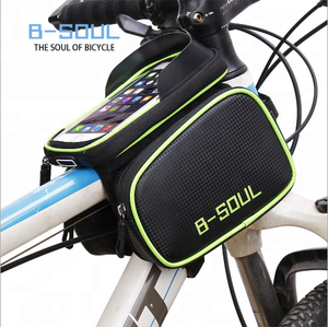 YA0210 Bolsa para Teléfono Celular de Ciclismo, Accesorios para Bicicleta de Gran Tamaño, Bolsa para Tubo Superior de Bicicleta - Product Image 1