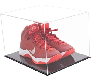 Vente en gros de boîtes à chaussures transparentes pliables personnalisées pour la collection de chaussures de <span class=keywords><strong>basket</strong></span>-ball, boîtes à chaussures en acrylique transparentes à vendre - Product Image 1