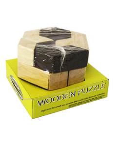 <span class=keywords><strong>Jeux</strong></span> de réflexion en bois classiques et amusants, puzzle 3D, casse-tête - Product Image 6