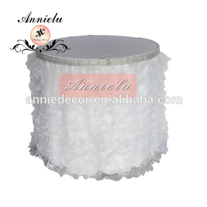 Hermosa barato organza con volantes tulle Tutu tabla falda - Product Image 1