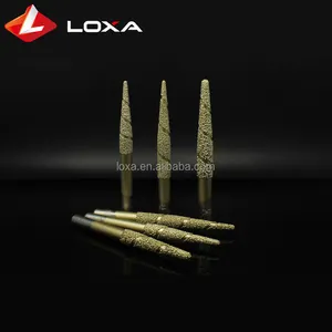 Vacuum Brazed Diamond Engraving Bits /Sculpting Engraving Diamond Tools For Stone