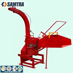 Tractor PTO Driven Wood Chipper with Hydraulic Feeding System