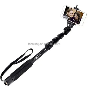 Yunteng bastão de selfie extensível YT-1288, monopé original de tiro para câmeras iphone5/6/7 samsung go pro