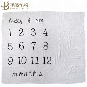 Customer Design Baby <strong>Milestone</strong> <strong>Blanket</strong> Soft Fleece <strong>Blankets</strong> - Product Image 3