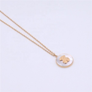 Wholesale Women Stainless Steel 18K Gold Plated Classic Pattern <strong>Jewellery</strong> Set Fashion Jewelry <strong>Made</strong> <strong>in</strong> <strong>China</strong> - Product Image 6