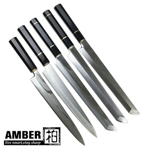 Couteau à poisson japonais en acier Damas, <span class=keywords><strong>couteaux</strong></span> de <span class=keywords><strong>chef</strong></span> en acier inoxydable, super tranchants pour couper la viande, <span class=keywords><strong>les</strong></span> filets de poisson, fournitures de cuisine - Product Image 5