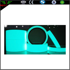 15mm 2.5cm chiều rộng 5M 10m chiều dài màu cam phát sáng trong bóng tối photoluminescent sáng tự dính Sticker vinyl phim Băng - Product Image 6