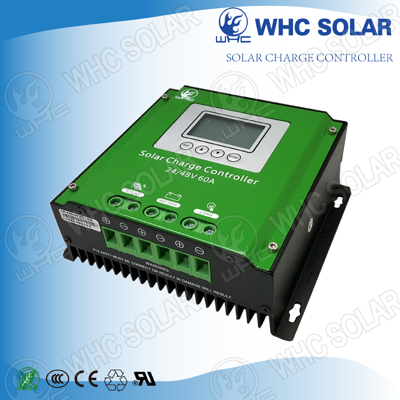 WHC 24 V/48 V 60A Régulateur Solaire Thermique pour Système D'éclairage de Rue