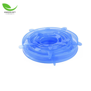 BPA Free Silicone Có Nắp Đậy Có Thể Tái Sử Dụng Thực Phẩm Kín Bao Gồm Nắp - Product Image 6