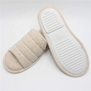 Donne di conforto Open Toe Cotone Organico Gomma Piuma di Memoria di <span class=keywords><strong>Casa</strong></span> Pistoni Dell'interno - Product Image 3
