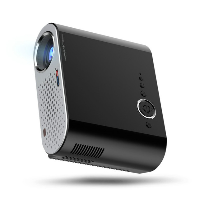 2020 Original GP90 LCD Projector 3200 Lumens 1280*800 1080P LED Built-In Battery (1.5 Hours) 3000:1 Contrast Portable Home