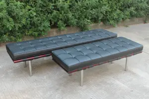 Итальянский дизайн 182 см Barcelona bench Mies ван дер рохе гостиная диван скамейка