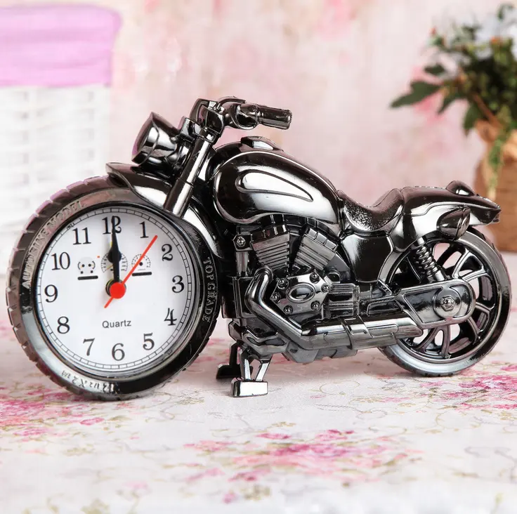 hot selling Manufacturers wholesale alarm clock motorcycle alarm clock creative retro alarm clock