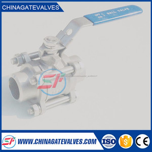 Shengfeng súper ventas de acero inoxidable de soldadura <span class=keywords><strong>a</strong></span> <span class=keywords><strong>tope</strong></span> de la válvula de bola - Product Image 1