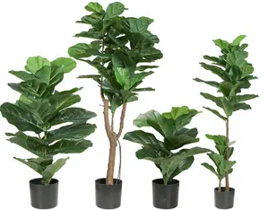 Árvore interna artificial da árvore TH-16, direta da fábrica chinesa lyata planta ficus folhas figuel árvore planta