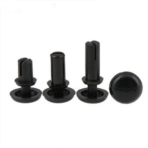 Customized wholesale R3055 R2632 R2032 black plastic push snap rivet