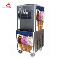 JinLiSheng <strong>Best</strong> <strong>Selling</strong> Automatic Counting air Pump 3 Flavor Soft <strong>Ice</strong> Cream <strong>Machine</strong>