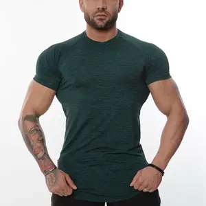 Custom Afdrukken Groothandel Kleding Blank Plain Plus Size Mannen T-shirt Custom Katoen Fabrikant Heren Sport Shirts Sportkleding