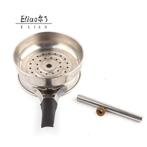 Soporte de carbón de acero inoxidable Erliao con asa para cabezal de shisha, <span class=keywords><strong>accesorios</strong></span> de hookah de metal para gestión del calor - Product Image 5