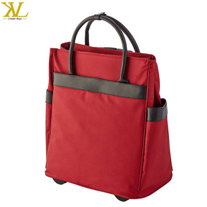 Elegante Borsa Trolley da Donna con Chiusura a Zip, Bagaglio Metallico per Viaggi all'Aperto - Product Image 5