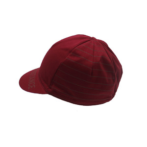 Custom handling black racing cycling cycle caps hats short brim cap printing with elastic back - Product Image 4