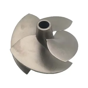 OEM精密铸造不锈钢失蜡熔模铸造零件机械叶轮喷气滑雪叶轮