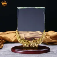 High-end premi trofeo premio di cristallo personalizzato souvenir commerciale