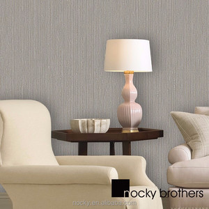 <span class=keywords><strong>Papier</strong></span> <span class=keywords><strong>peint</strong></span> à rayures verticales de couleur unie, tapisserie moderne et à la mode, pour salon, chambre à coucher et TV - Product Image 2