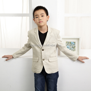 Veste <span class=keywords><strong>Blazer</strong></span> en Lin <span class=keywords><strong>pour</strong></span> Garçon, Mode Enfant, Hiver - Product Image 2