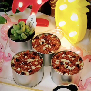 Bánh Hộp Thiếc Tráng Miệng Thực Phẩm Thiếc Mousse Bánh Tròn Nướng Thiếc Tròn Kẹo Hộp Kim Loại - Product Image 5