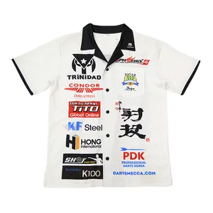 Sublimation Darts Polo Shirts männer Benutzerdefinierte Dart Trikots