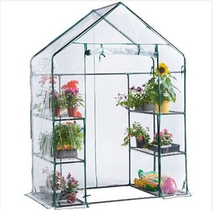 <strong>Walk</strong> <strong>in</strong> <strong>Greenhouse</strong> Garden Compact System Weather Resistant PVC - Product Image 1
