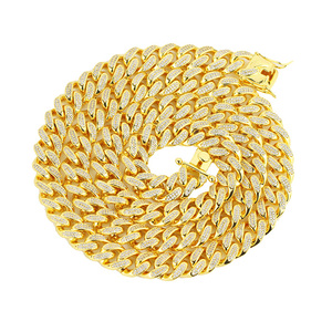 14mm Pvd Miami Cubain Lien Rap Collier - Product Image 2