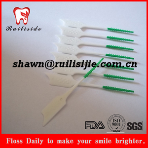 De Mango largo de Cerdas Suaves De Goma Cepillo Interdental Hilo Dental Selección - Product Image 6