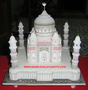 San Valentín Regalo Mármol Taj Mahal Réplica Con Iluminación - Product Image 1