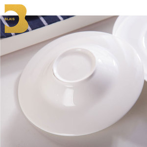 Restaurant italien en céramique à haute température <span class=keywords><strong>vaisselle</strong></span> en porcelaine 10.75 "Dessert pâtes soupe hôtel utilisé en gros assiettes à dîner - Product Image 5