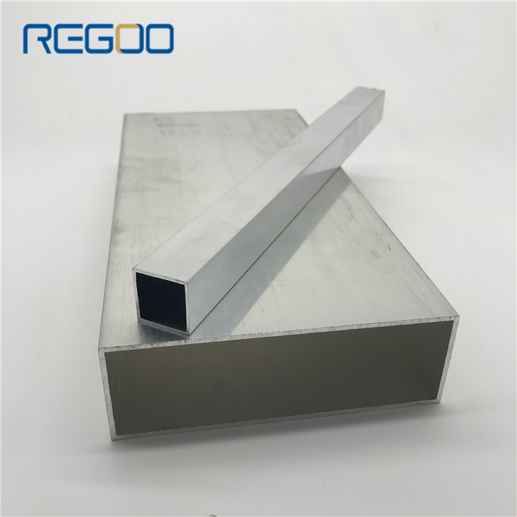Regoo оптовая продажа фабрики 2x2 черный анодированный алюминий квадратных труб