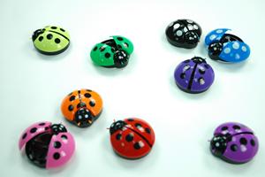 Molde de plástico de mariquita de color rosa, piezas de moldura, ambientador de aire, herramientas de plástico - Product Image 6