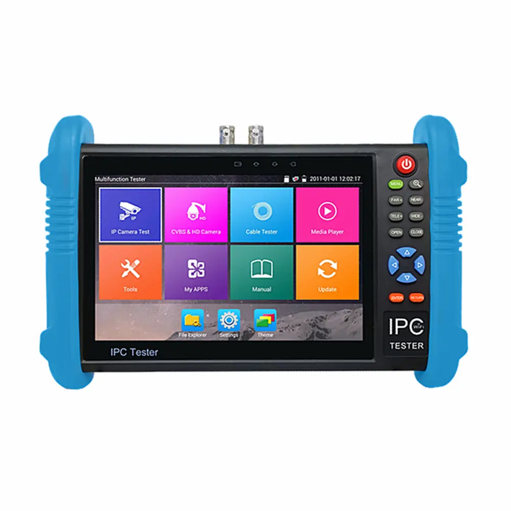 7" Professional Cctv Security Hd-cvi/tvi/ahd Ip Cvbs Multi Function Camera Tester Pro Jual With Android System