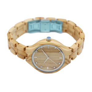 2017 Vogue OEM wholesale price ladies wrist watch Wood wooden Clock - Product Image 3