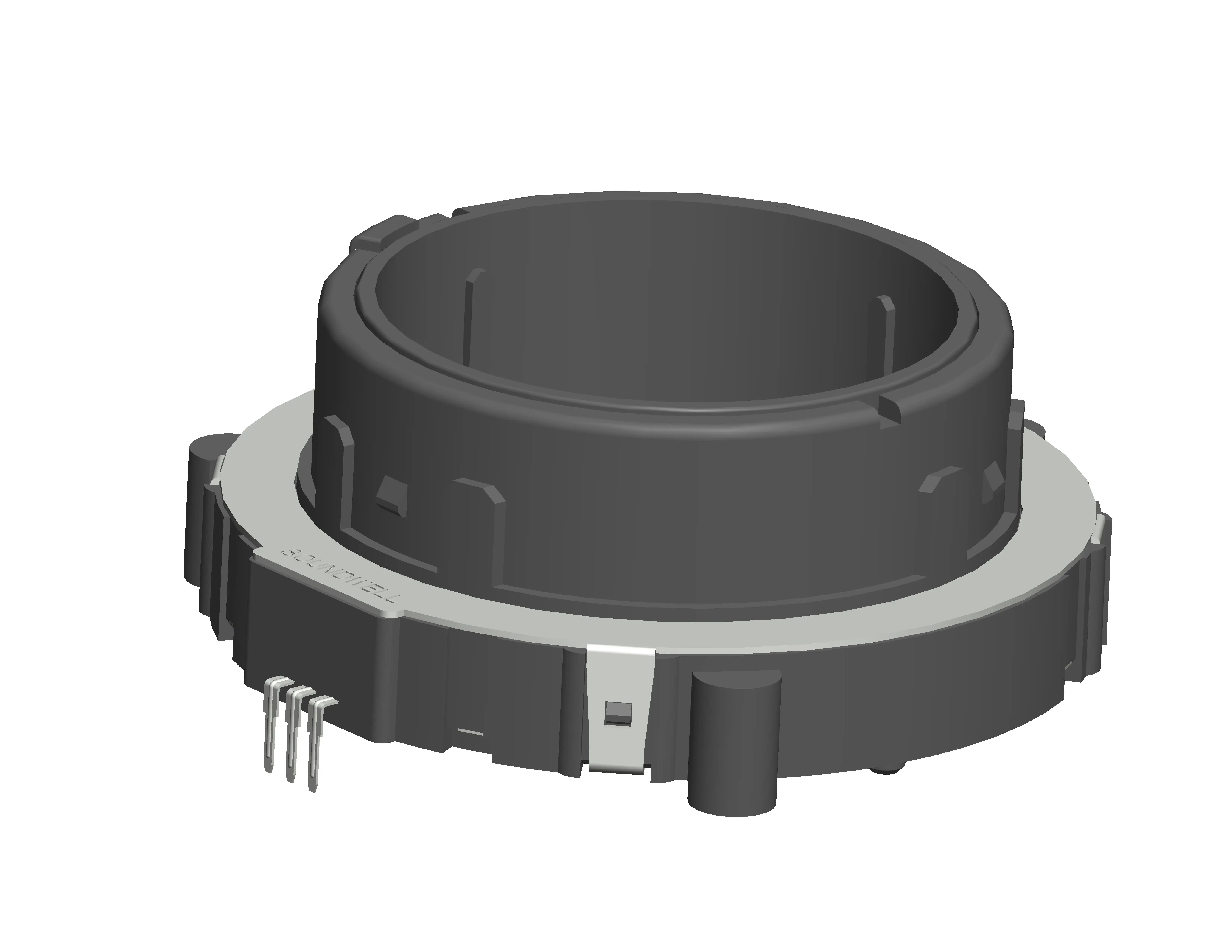 65mm hollow shaft rotary encoder brand Soundwell ring rotary encoder with push button encod hollow