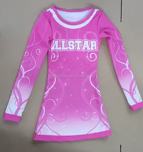 Vestido de sublimação sublimação uniforme cheerleading