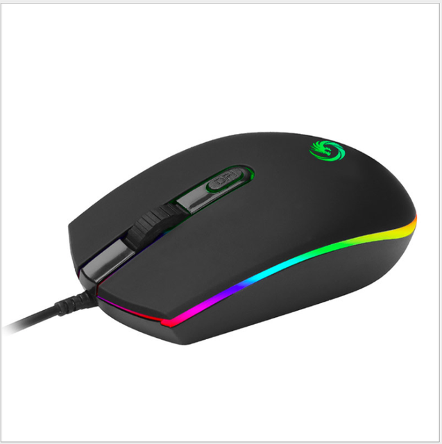 Hot Selling Gaming Colorful Led Lights Wired Gaming Mouse for PC Laptop and Mac Computers