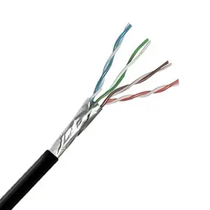 LSZH PVC外套ftp cat 5e cat5e以太网网络lan电缆线