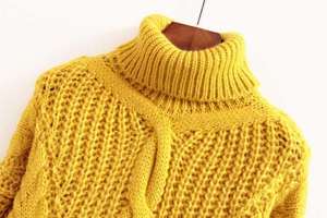 Épais chaud hiver long cachemire câble tricoté à la main femmes enceintes <span class=keywords><strong>pull</strong></span> pour <span class=keywords><strong>femme</strong></span> - Product Image 5