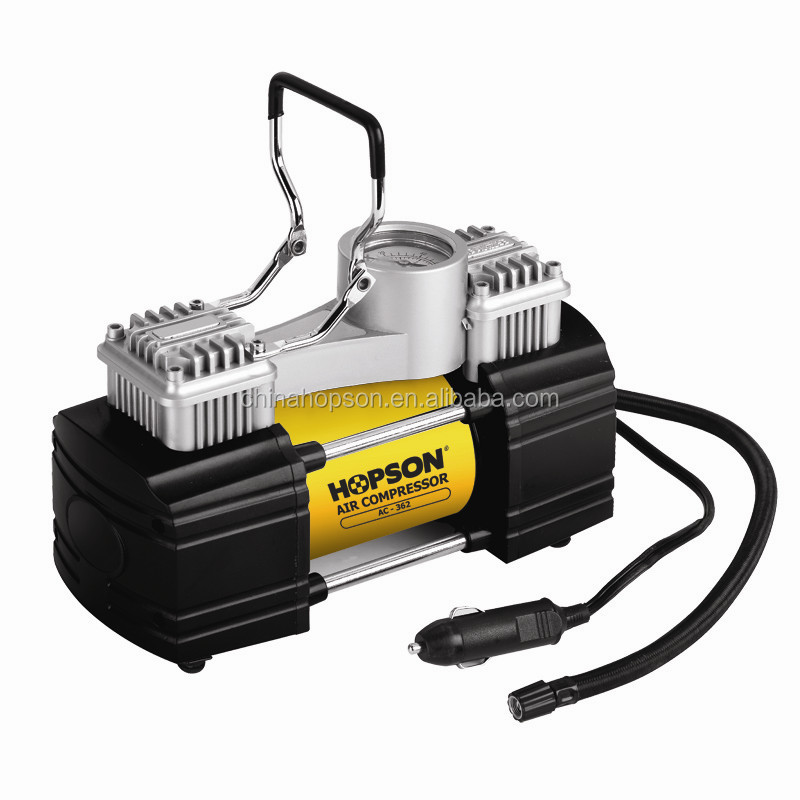 12V 250watt Dual 30mm cylinders Metal Air Pump for truck / AC362