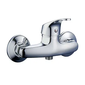 Cheap zinc single handle wall mounted bathroom bath water shower mixer